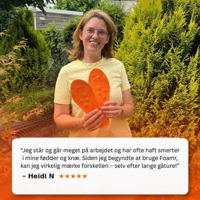 Lindring af fodsmerter på få minutter